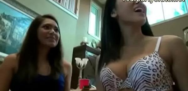  Three amateur sluts goes wild in a party and hardcore sex